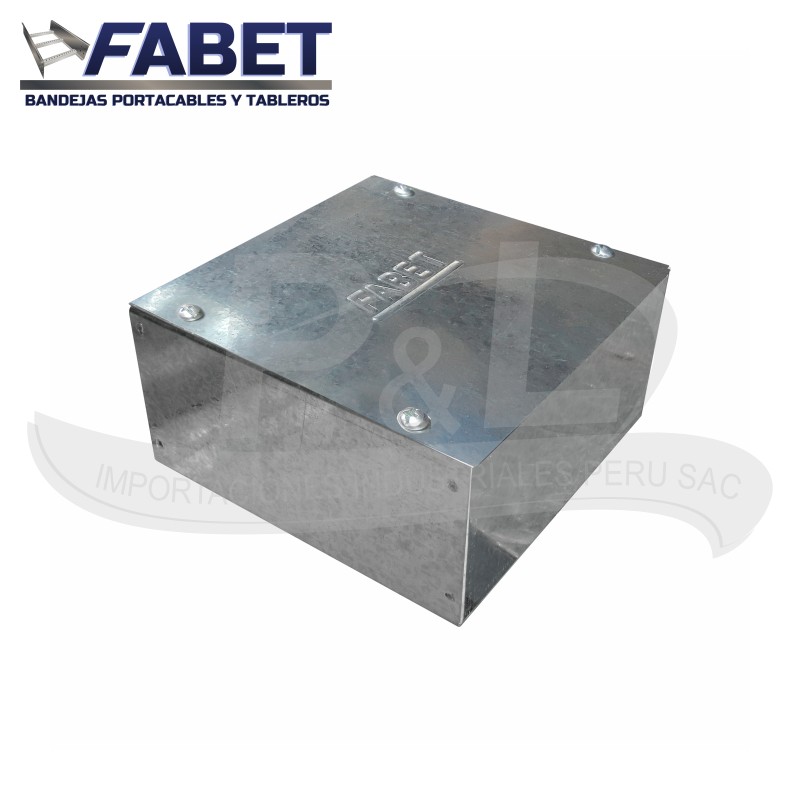 Caja metalica distribución 150x150x100 mm